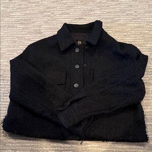 House of Harlow black tweed jacket size small